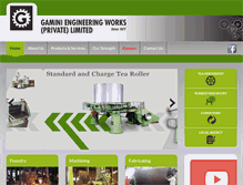 Tablet Screenshot of gaminiengineering.com